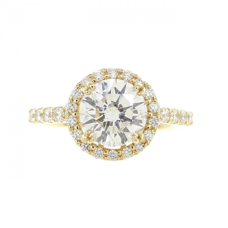 Nhẫn kim cương K18YG 1.025CT E SI2 EXT - Hàng hiệu Authentic 879454