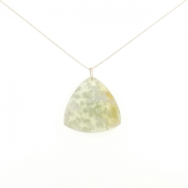 K10YG Jasper Necklace - Hàng hiệu Authentic 861978