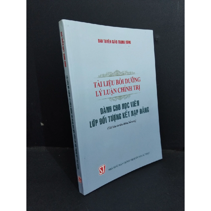 Tài liệu bồi dưỡng lý luận chính trị dành cho học viên lớp đối tượng kết nạp Đảnh mới 90% bẩn nhẹ 2017 HCM2811 GIÁO TRÌNH, CHUYÊN MÔN 339205