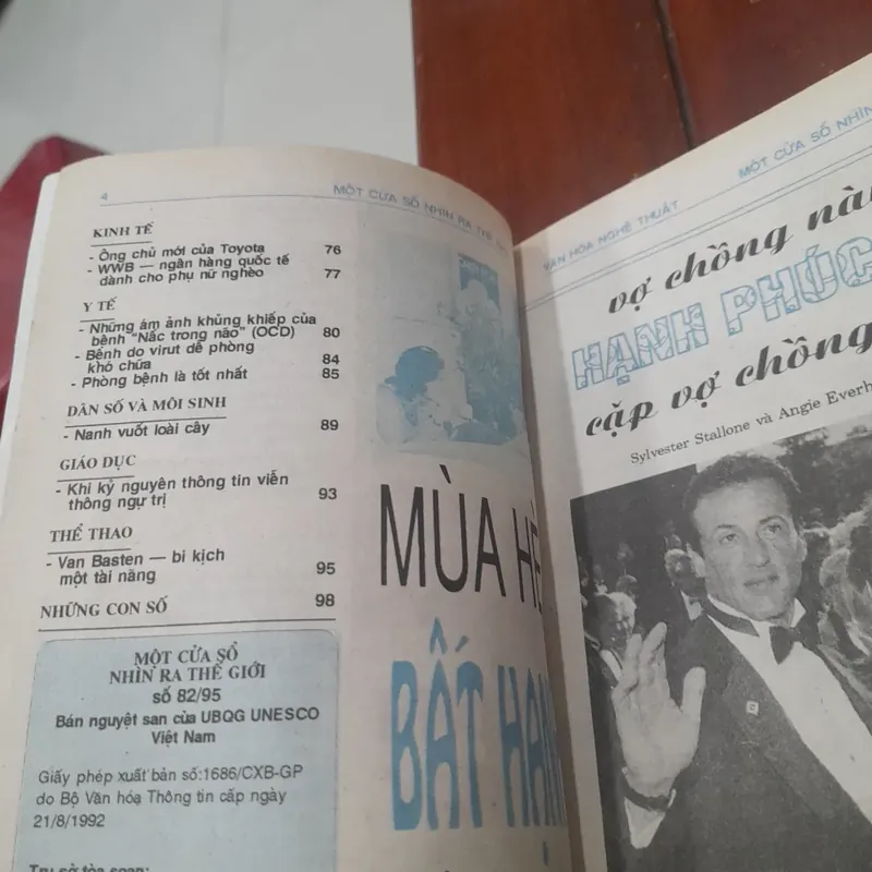 một cửa sổ NHÌN RA THẾ GIỚI số 82 năm 1995 712403