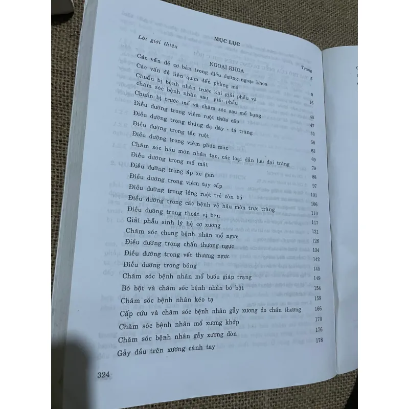ĐIỀU DƯỠNG NGOẠI KHOA, SÁCH Y, KHỔ LỚN, 330 TRANG 569812