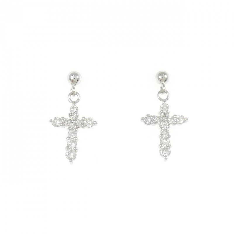 PT900 Bông tai kim cương chéo 0.30CT - Hàng hiệu Chính hãng 863318