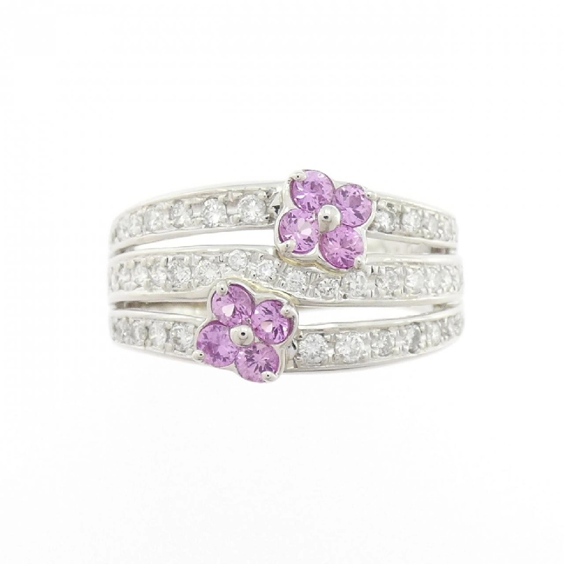 Nhẫn Sapphire Hoa PT900 0.30CT - Hàng hiệu Chính hãng 852272