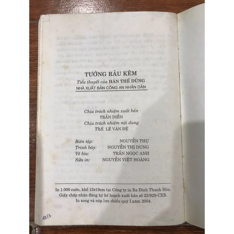 Tướng râu kẽm - Hàn Thế Dũng (9) 458709