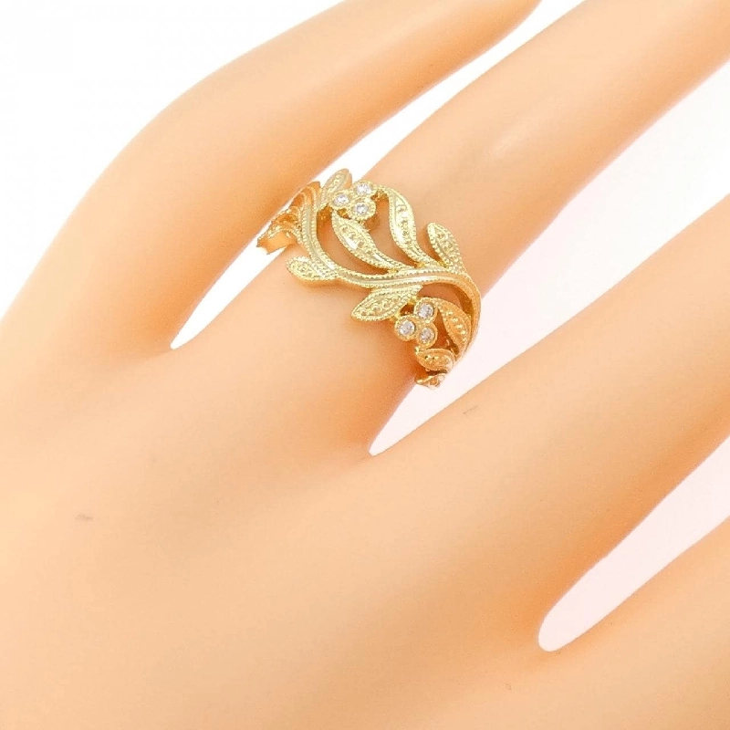 Nhẫn kim cương K18YG 0.06CT - Hàng hiệu chính hãng 851309