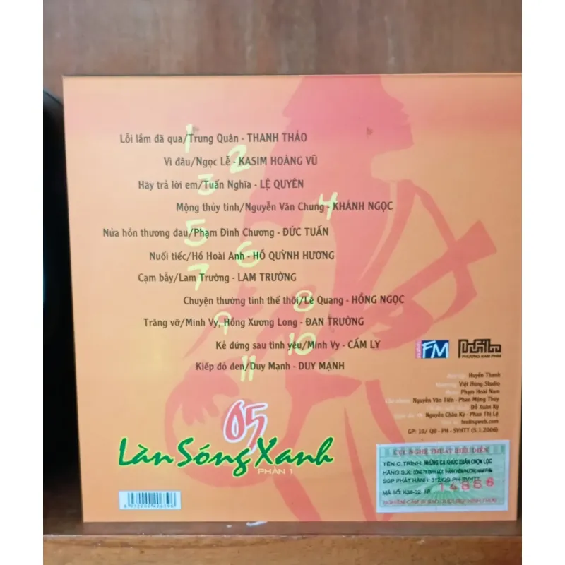 2 đĩa chính hãng Làn Sóng Xanh 1020192