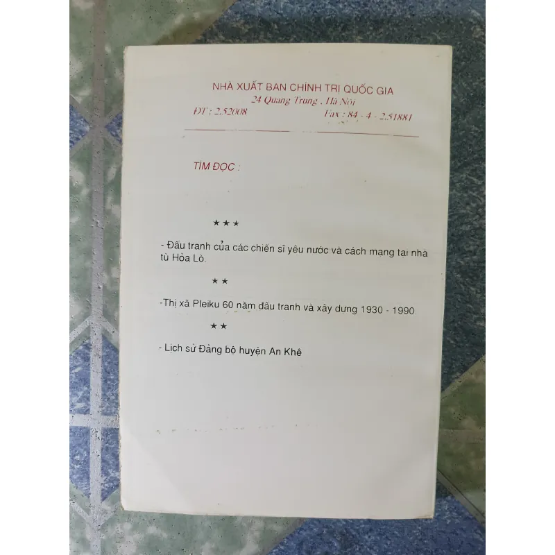 Cuộc khởi nghĩa Ba Tơ và đội du kích Ba Tơ 795091