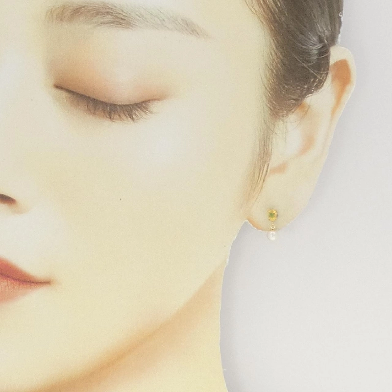 K18YG Bông tai ngọc trai nước ngọt - Hàng hiệu Authentic 871488