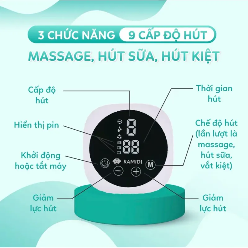 Pass máy hút sữa kamidi sử dụng được 1 tháng ,còn mới và dùng tốt. 571874