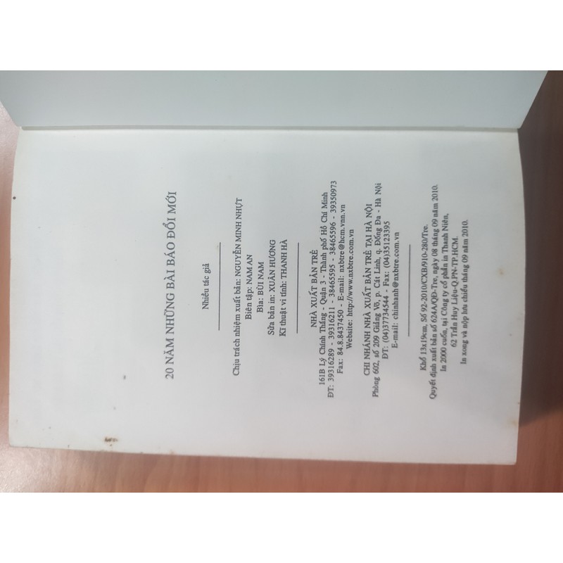 20 năm những bài báo đổi mới (2010) - Nhiều tác giả (NXB Trẻ & Báo Pháp luật TP HCM) 177447