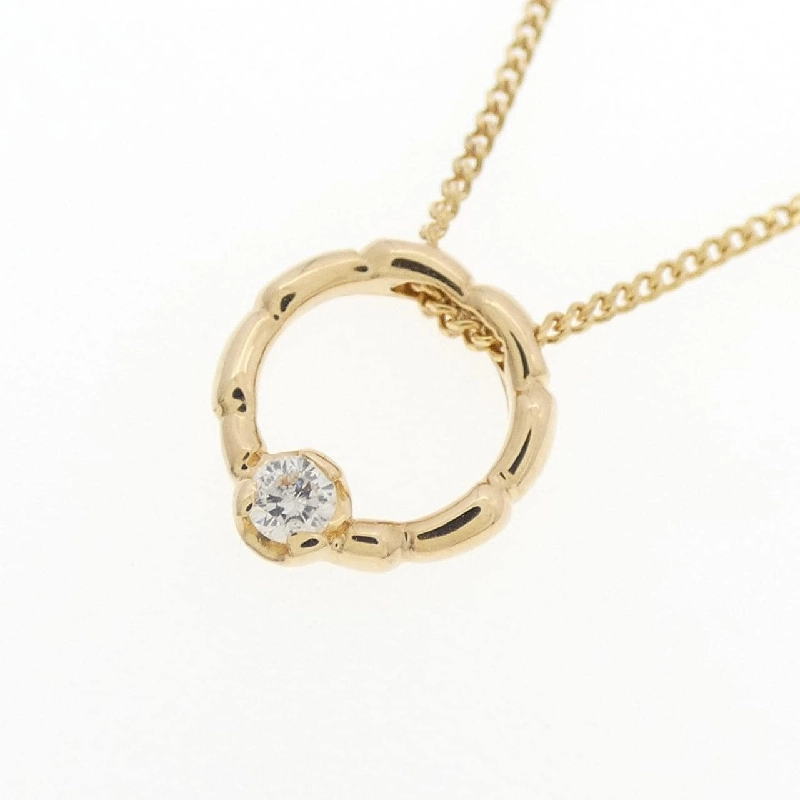 Dây chuyền kim cương K18YG 0.04CT - Hàng hiệu Chính hãng 856370