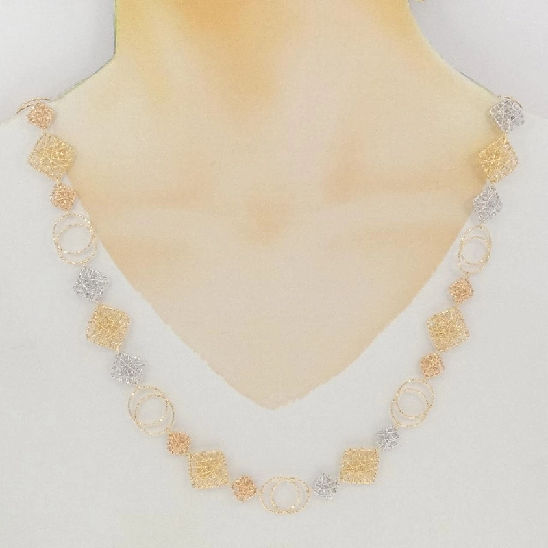 K18 Ba màu - Dây chuyền hàng hiệu chính hãng 866200