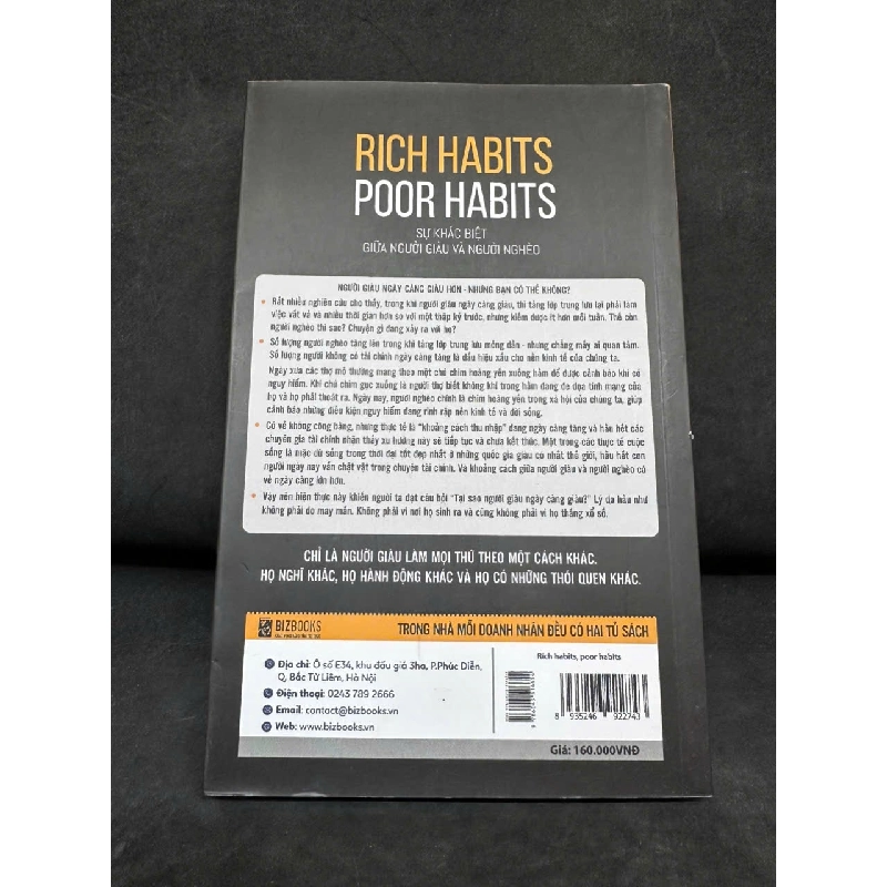 [Phiên Chợ Sách Cũ] Rich Habits Poor Habits: Sự Khác Biệt Giữa Người Giàu Và Người Nghèo, 2022 - Tom Corley, Michael Yardney H1108 544574