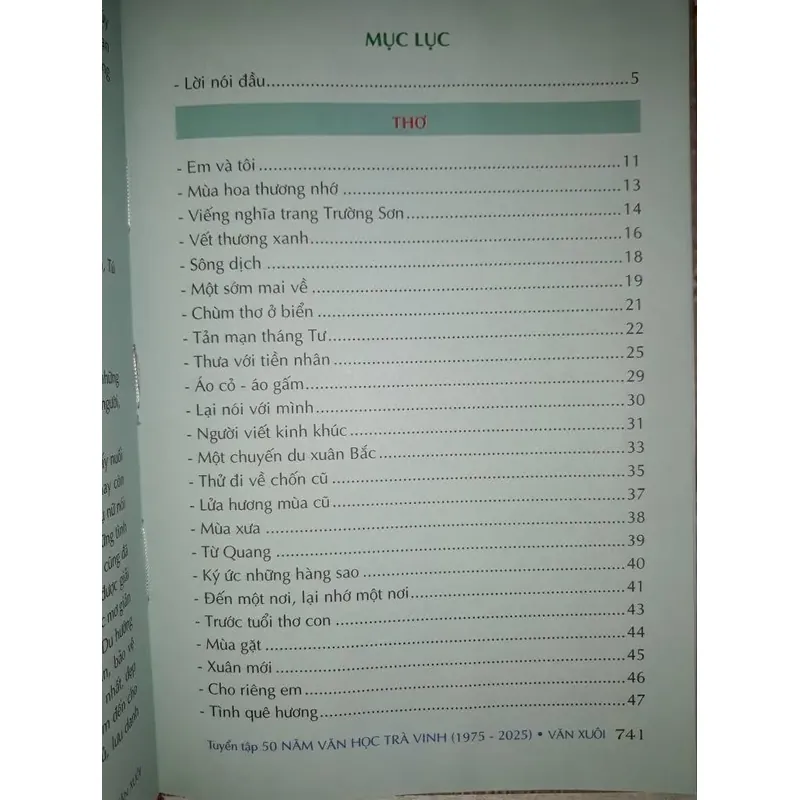Tuyển tập 50 năm Văn học Trà Vinh 1975 - 2025 674882