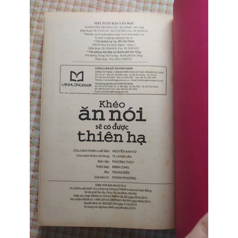 KHÉO ĂN NÓI SẼ CÓ ĐƯỢC THIÊN HẠ - TRÁC NHÃ 750783