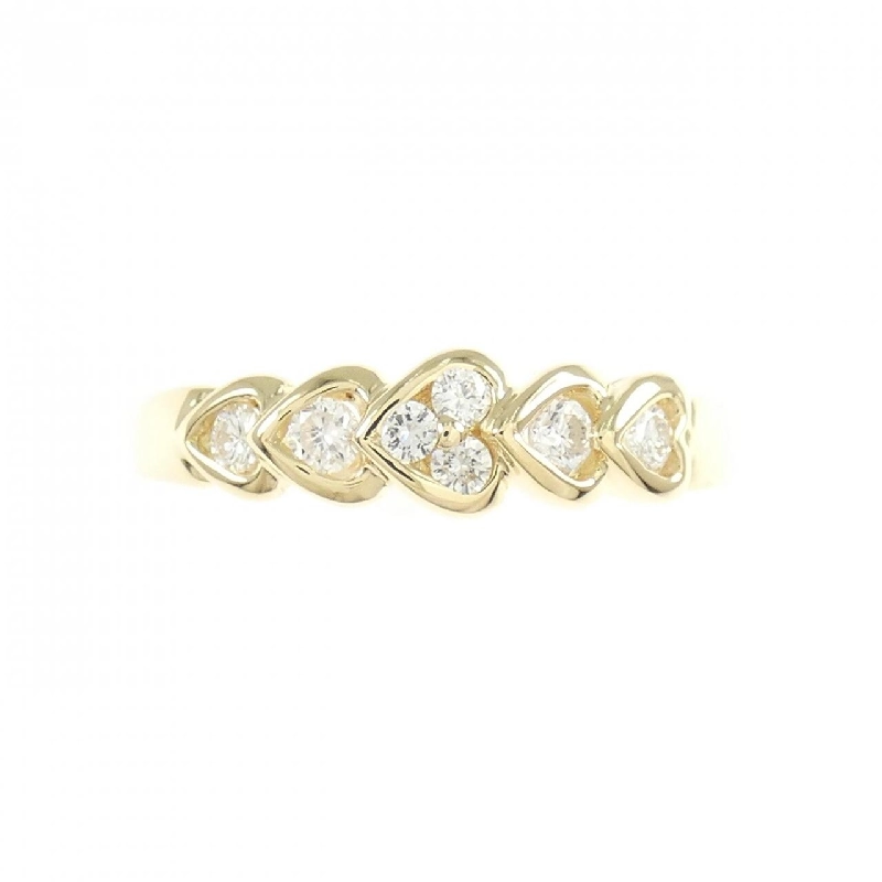 Nhẫn kim cương hình trái tim 18KYG 667732