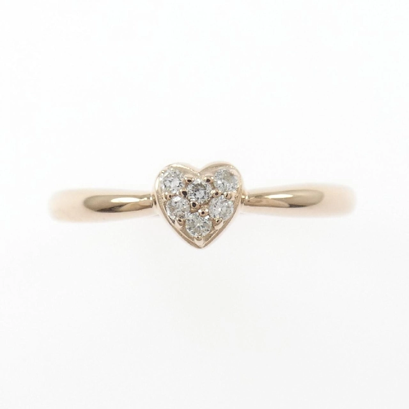 Nhẫn kim cương hình trái tim K18PG 0.07CT - Hàng hiệu chính hãng 850655