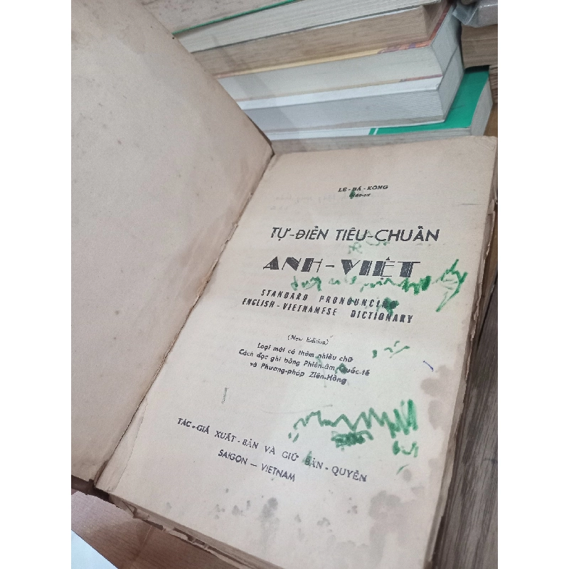Từ điển anh việt tiêu chuẩn - Lê Bá Kông & Lê Bá Khanh 127341