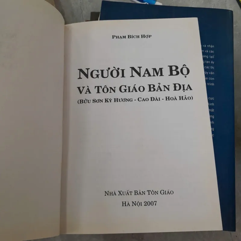 NGƯỜI NAM BỘ VÀ TÔN GIÁO BẢN ĐỊA - PHAN BÍCH HỢP 789330
