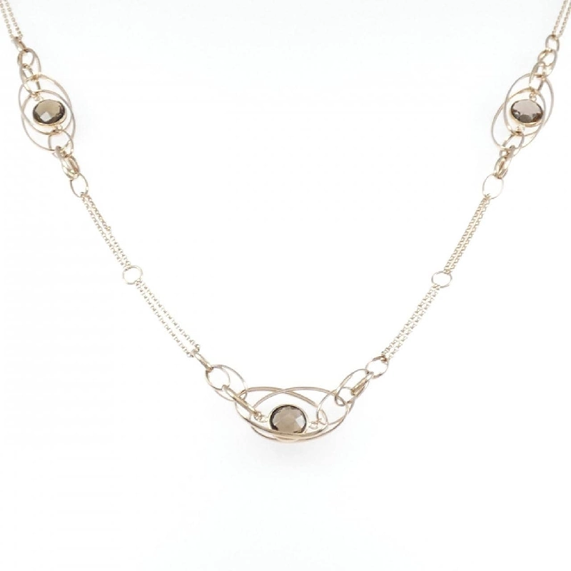 K18PG Đá quý khói Mặt dây chuyền - Hàng hiệu Authentic 848111