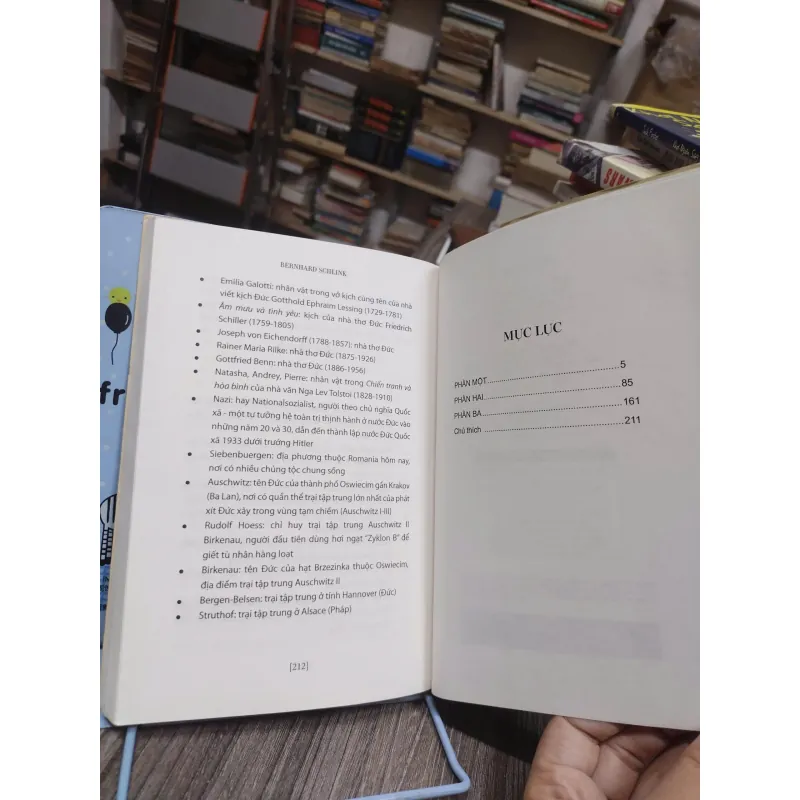 Sách: Người đọc (A1)  - Tác giả: Bernhard Schlink 657994