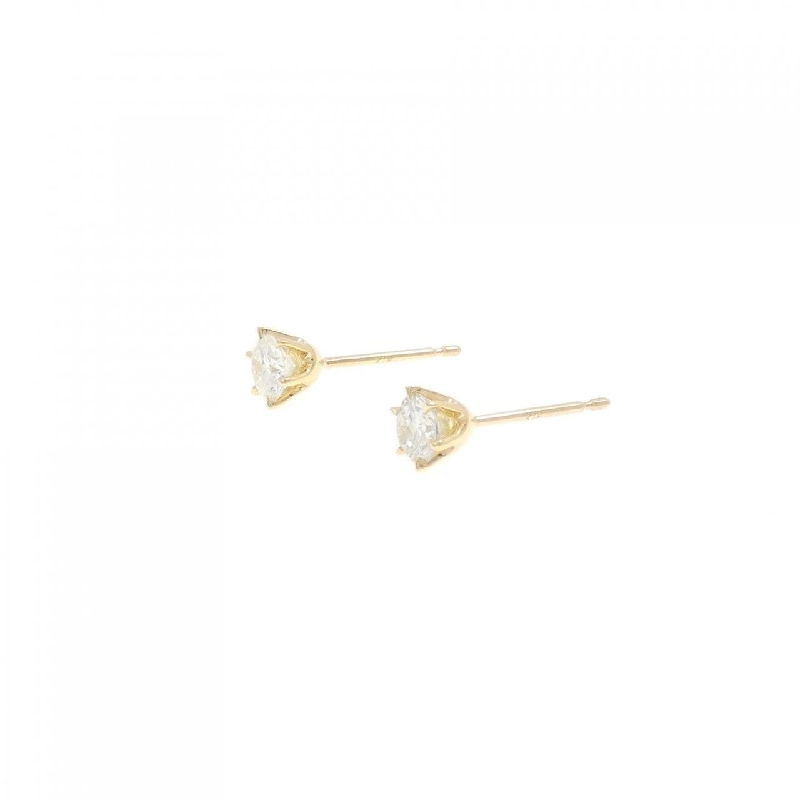 Bông tai kim cương K18YG 0.207CT 0.203CT H SI1 Tốt - Hàng hiệu Chính hãng 873320