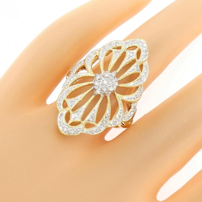 Nhẫn kim cương 750YG/750WG 0.26CT - Hàng hiệu Authentic 847441