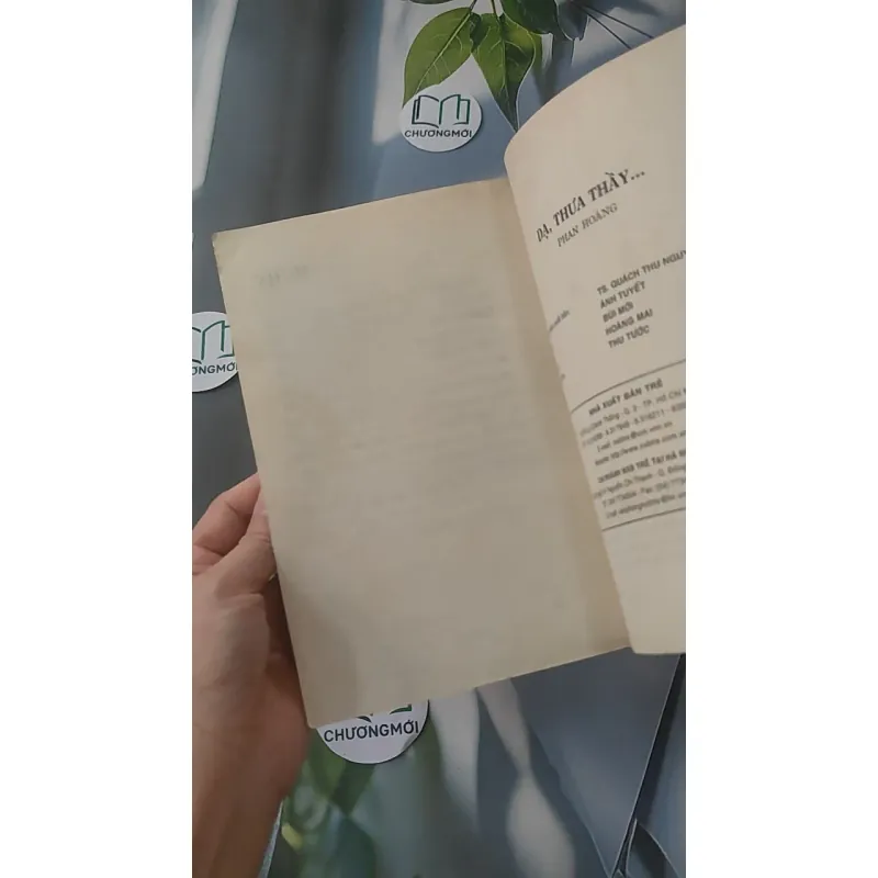 Dạ, Thưa Thầy - Phan Hoàng 928525