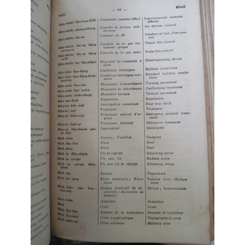 TỪ ĐIỂN QUÂN SỰ VIỆT - PHÁP - MỸ 997083