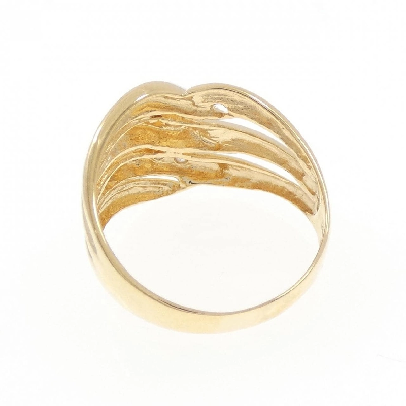 Nhẫn kim cương K18YG 0.074CT 666098