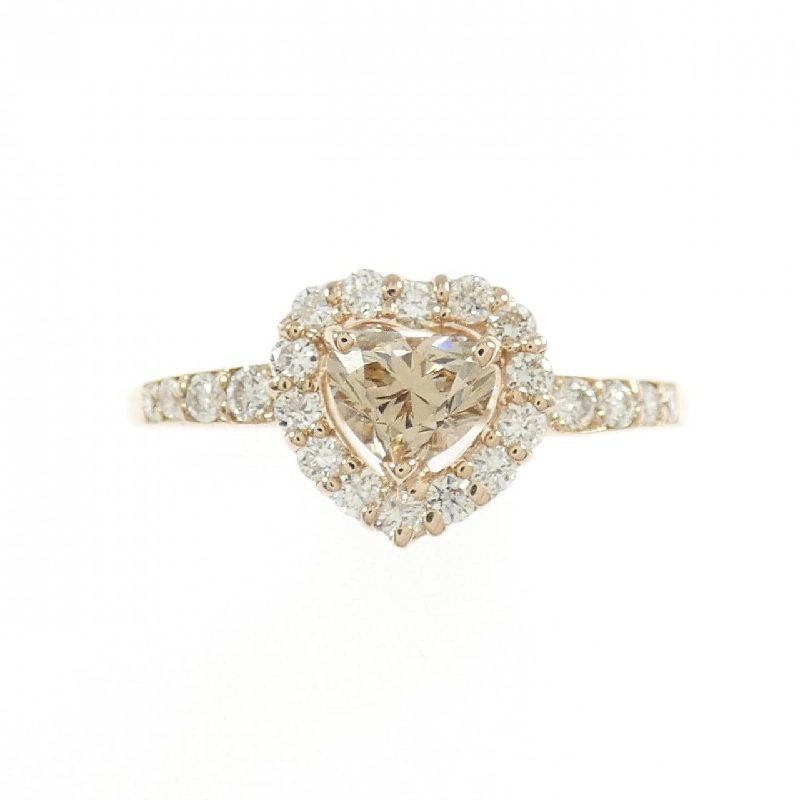 Nhẫn kim cương hình trái tim K18PG 0.42CT - Hàng hiệu chính hãng 854444