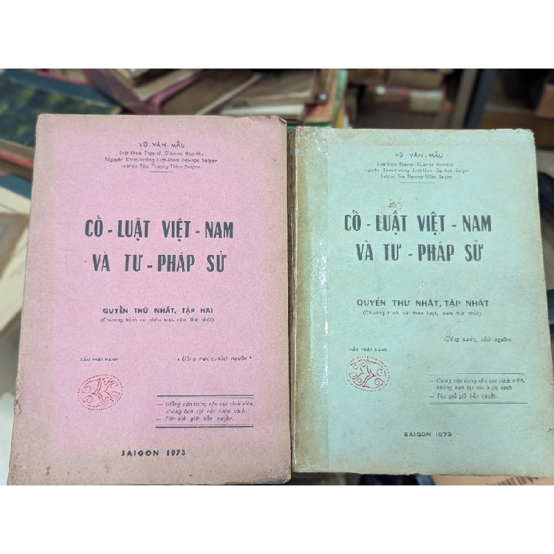 Cổ luật việt nam và tư pháp sử diễn giảng - Vũ Văn Mẫu 2 tập 121365