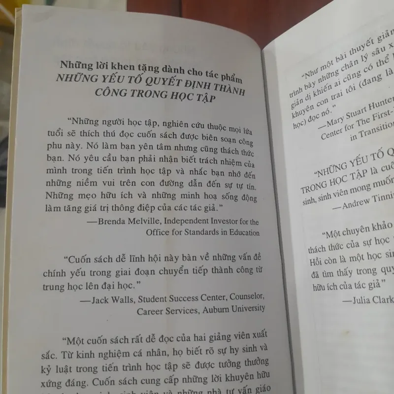 James M. Banner, Jr. & Harold C. Cannon - NHỮNG YẾU TỐ QUYẾT ĐỊNH THÀNH CÔNG trong Học Tập 557071