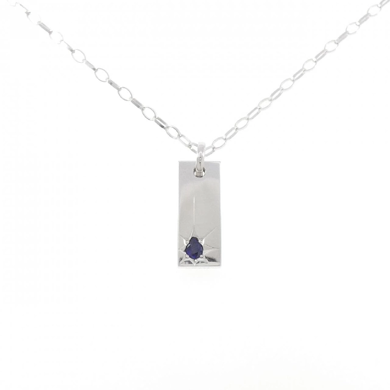 K10WG Sapphire Necklace 0.29CT - Hàng hiệu Chính hãng 848221