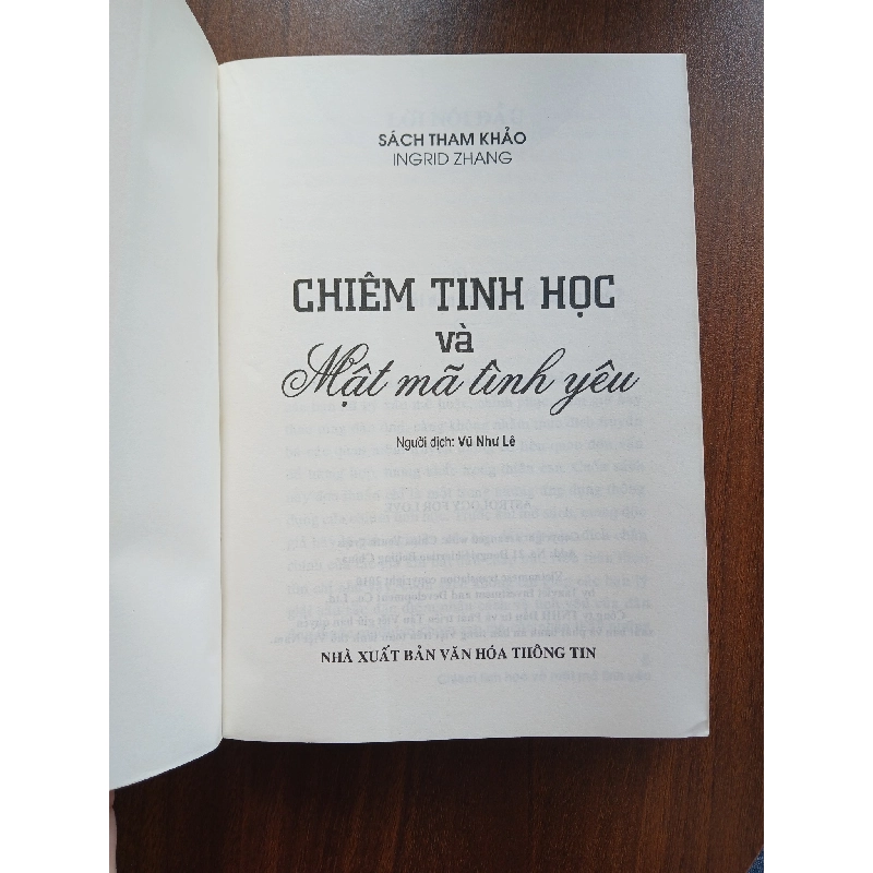 Chiêm tinh học & mật mã tình yêu - Ingrid Zhang 540030