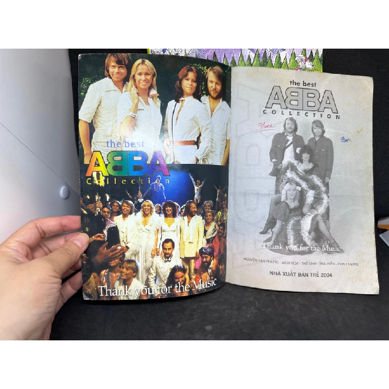 Thank You For The Music, The Best Abba Collection, The All Time Most Favorite Songs, Mới 70% (Ố Vàng, Trang Đầu Có Chữ Ký), 2007 SBM2407 195445