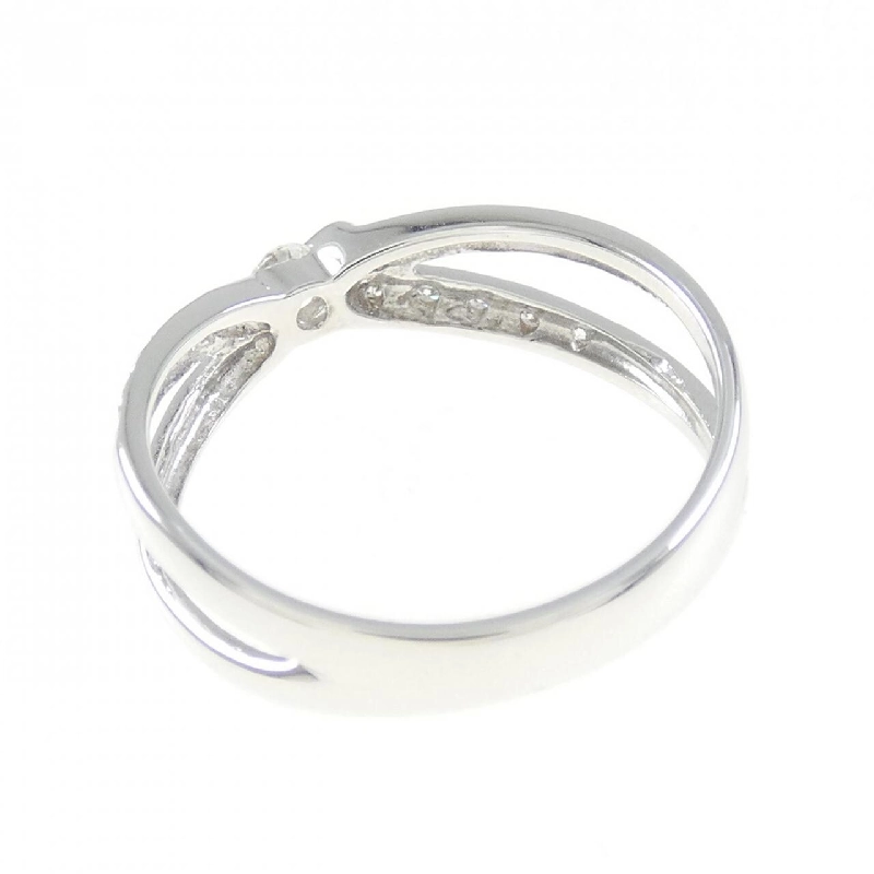 Nhẫn kim cương K18WG 0.12CT 672275