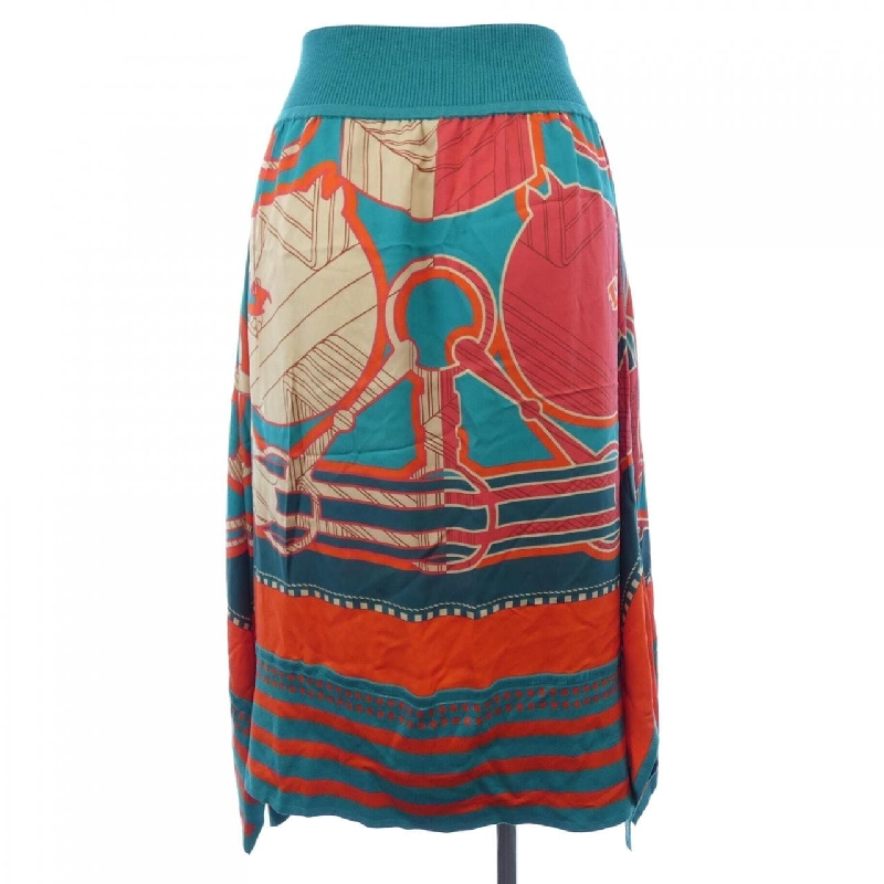 HERMES TATERSALE EN ZIGZAG 2E2807DN Váy lụa - Hàng hiệu Chính hãng 810340