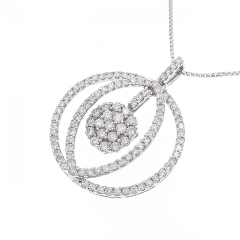 K18WG Dây chuyền kim cương 1.00CT - Hàng hiệu Chính hãng 859420