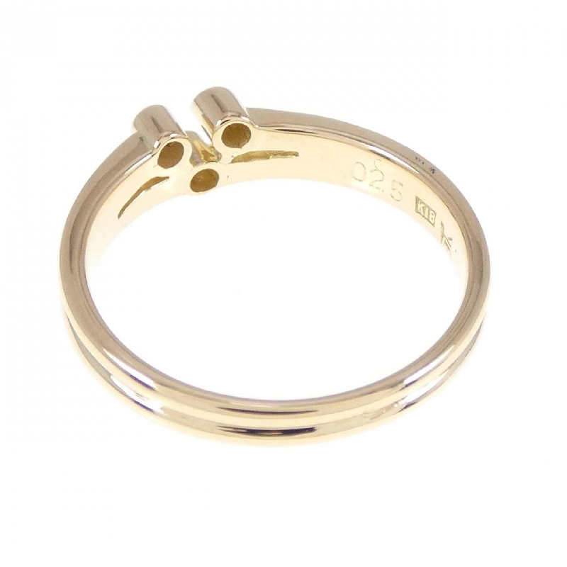 Nhẫn kim cương K18YG 0.025CT 672399
