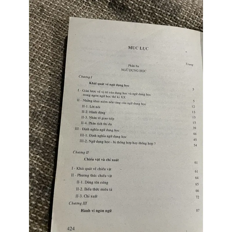 Địa cương ngô ngữ học - tập 2 Ngữ dụng học - Đỗ Hữu Châu  1030024