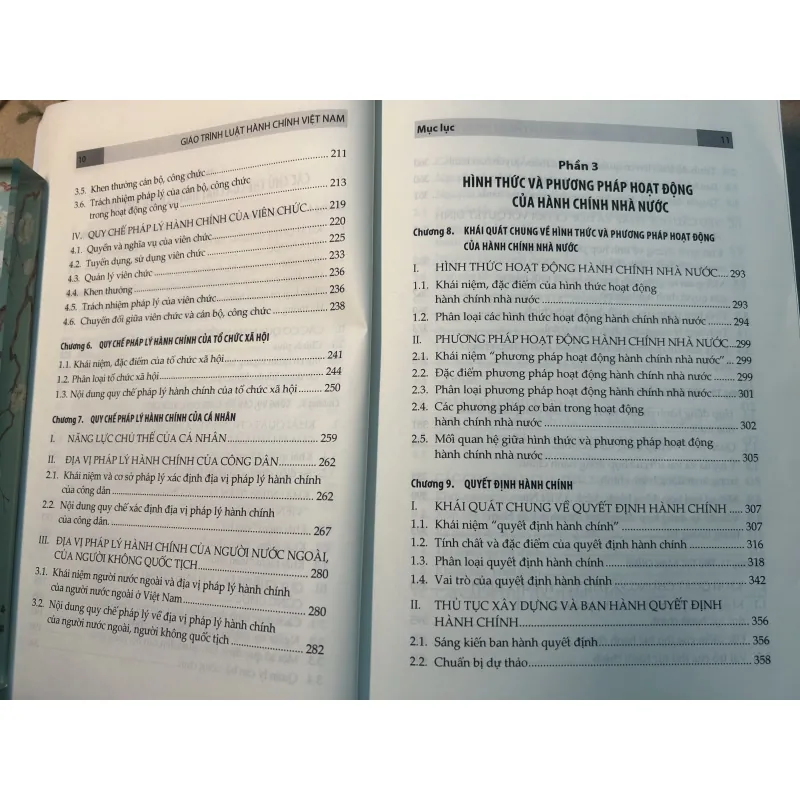 Giáo trình luật hành chính, còn gần như mới nguyên, chưa có vết tích gì. 756991