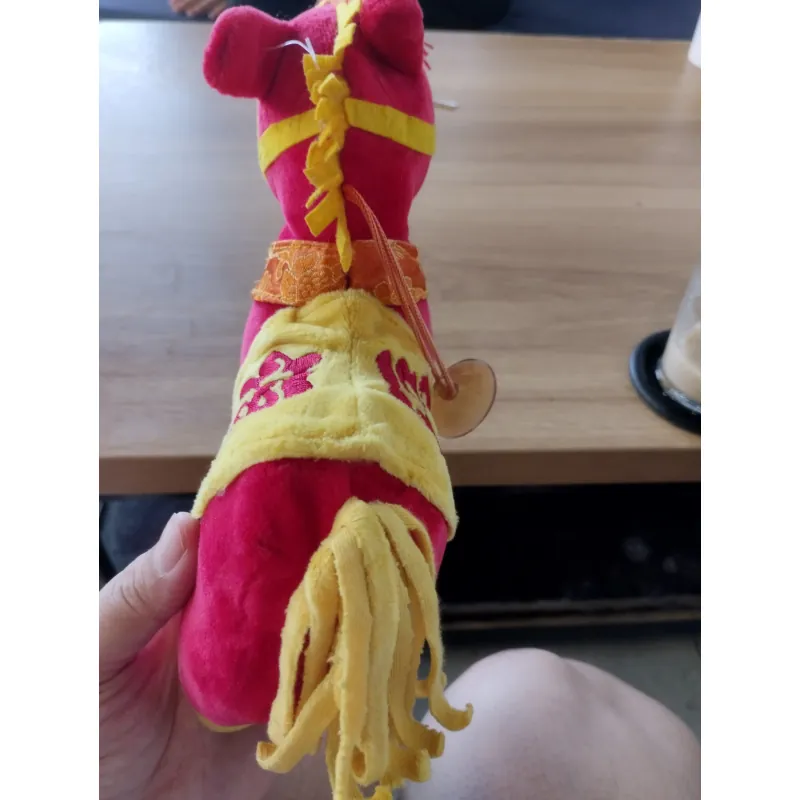 búp bê ngựa nhồi bông phong cách Trung Quốc. Hàng 2hand 996602