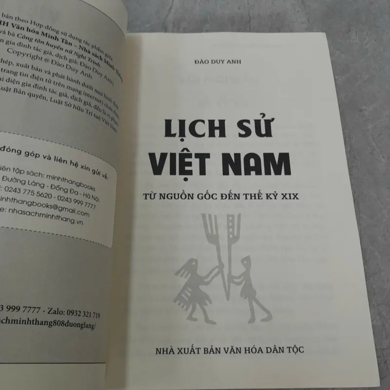 ỊCH SỬ VIỆT NAM TỪ NGUỒN GỐC ĐẾN THẾ KỶ XIX - ĐÀO DUY ANH 603315