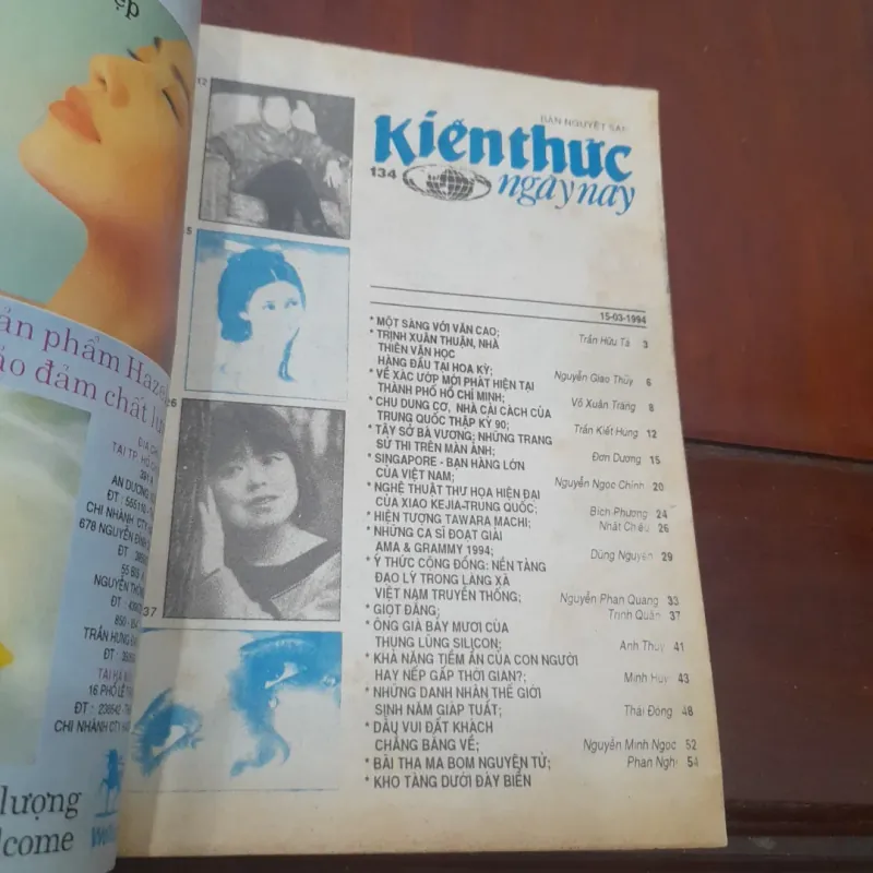 KIẾN THỨC NGÀY NAY số 134 ngày 15-03-1994 785279