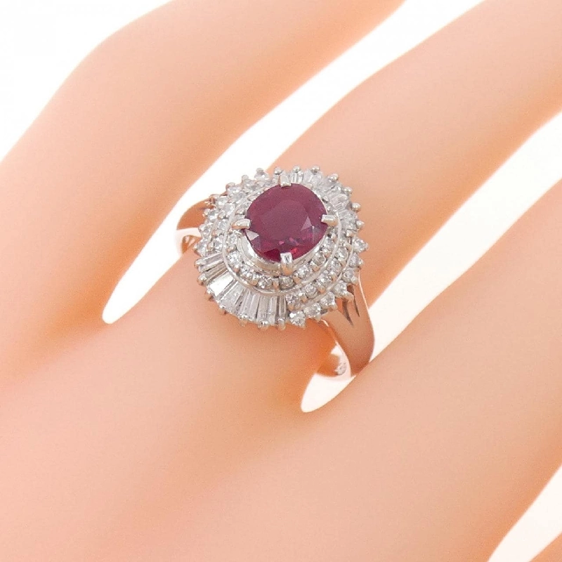Nhẫn Ruby PT900 0.727CT - Hàng hiệu Chính hãng 847221