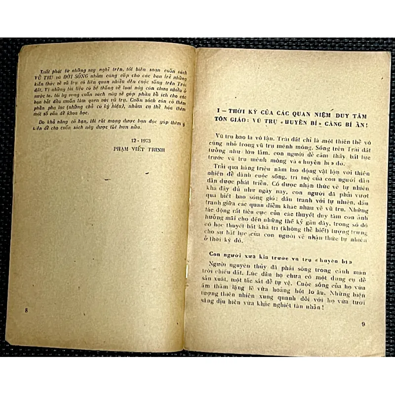 VŨ TRỤ VÀ ĐỜI SỐNG - PHẠM VIẾT TRINH 1027720