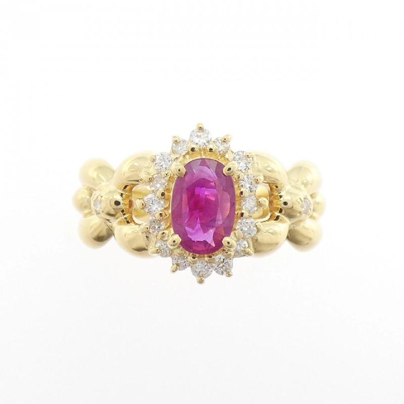 Nhẫn Ruby K18YG 0.57CT - Hàng hiệu Chính hãng 855037