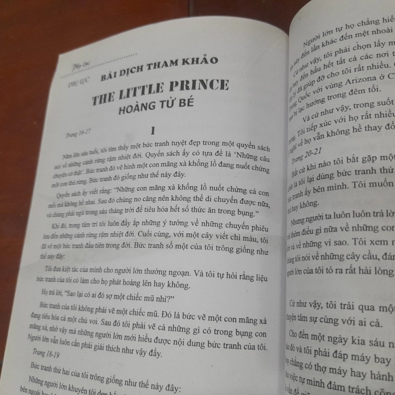 The little PRINCE (Hoàng tử bé bản tiếng Anh, có từ vựng và bản dịch tham khảo) 540600