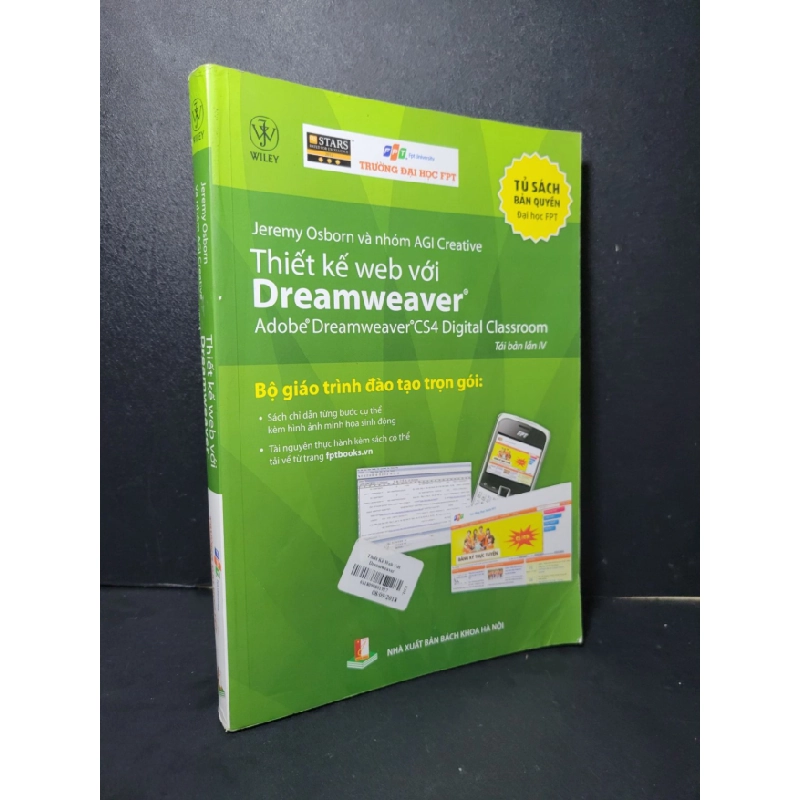 [Phiên Chợ Sách Cũ] Thiết kế web với Dreamweaver 2016 - Jeremy Osborn và nhóm AGI Creative 0506 466846